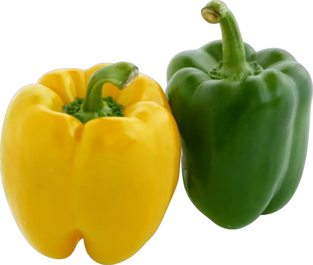 Yellow, Green Capsicum png