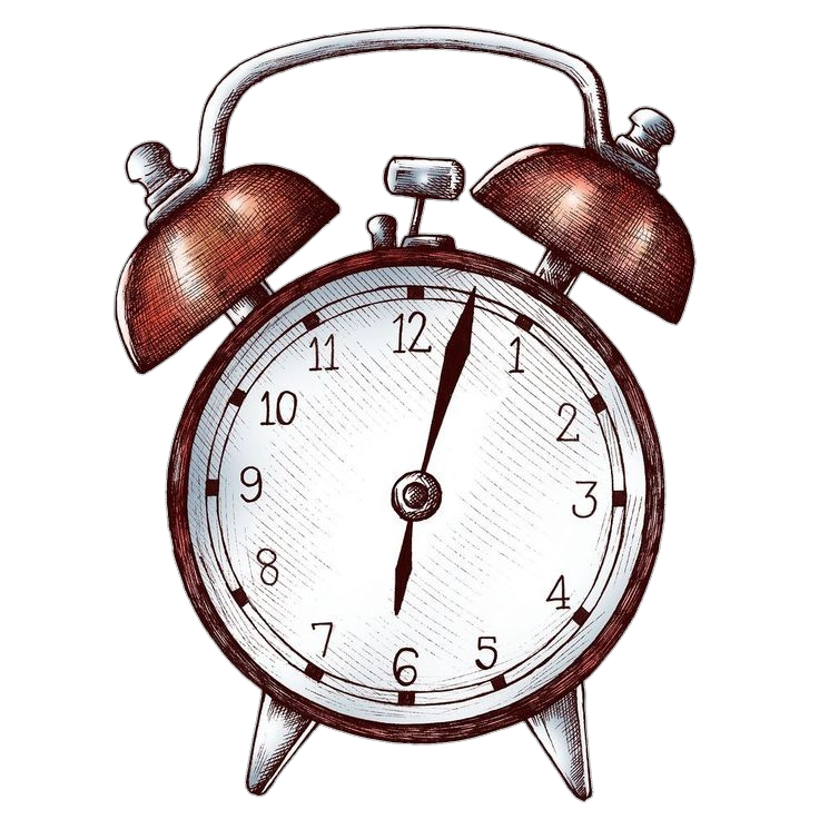 Aesthetic Alarm Clock Png