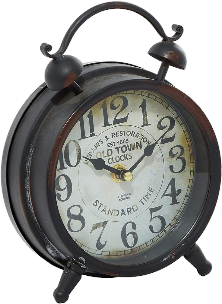 Old Alarm Clock Png