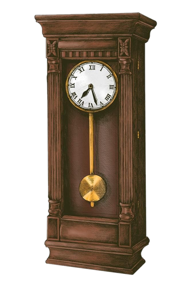Vintage Wall Clock Png