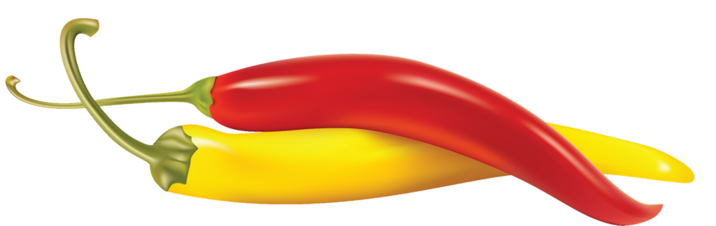 Red Yellow Chili Png vector 