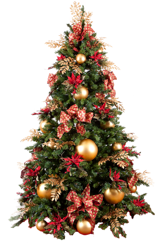 Decorated Christmas Tree Png