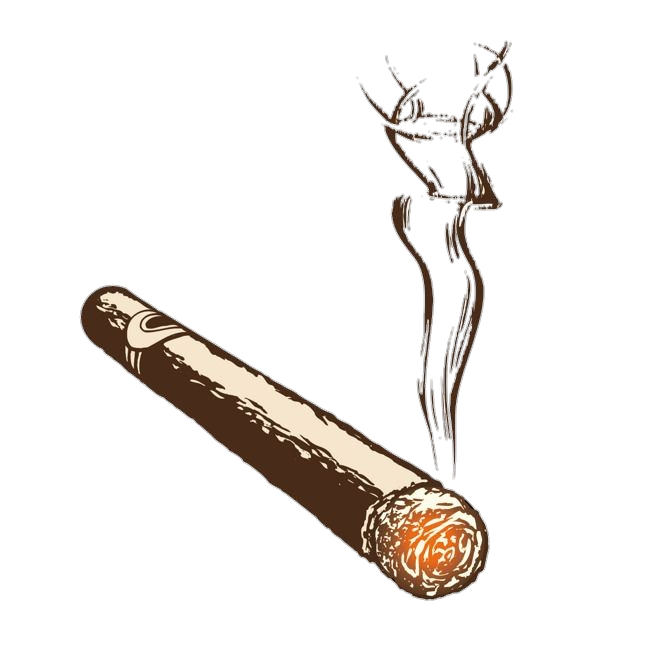 Burning Cigar Clipart PNG