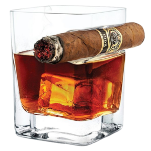 Cigar and Alcohol Glass PNG