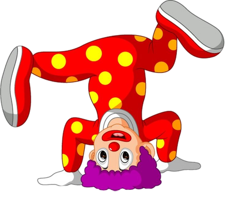 Clown in Red Dress clipart Png