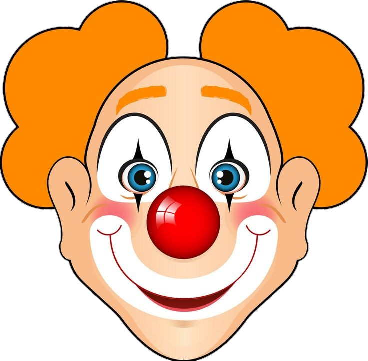 Clown Face Clipart Png