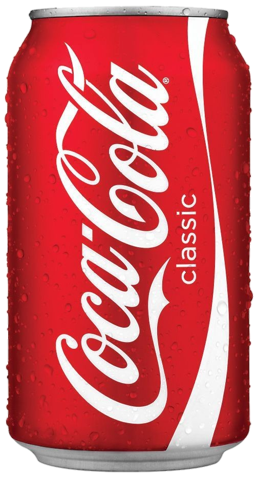high resolution Coca Cola can Png