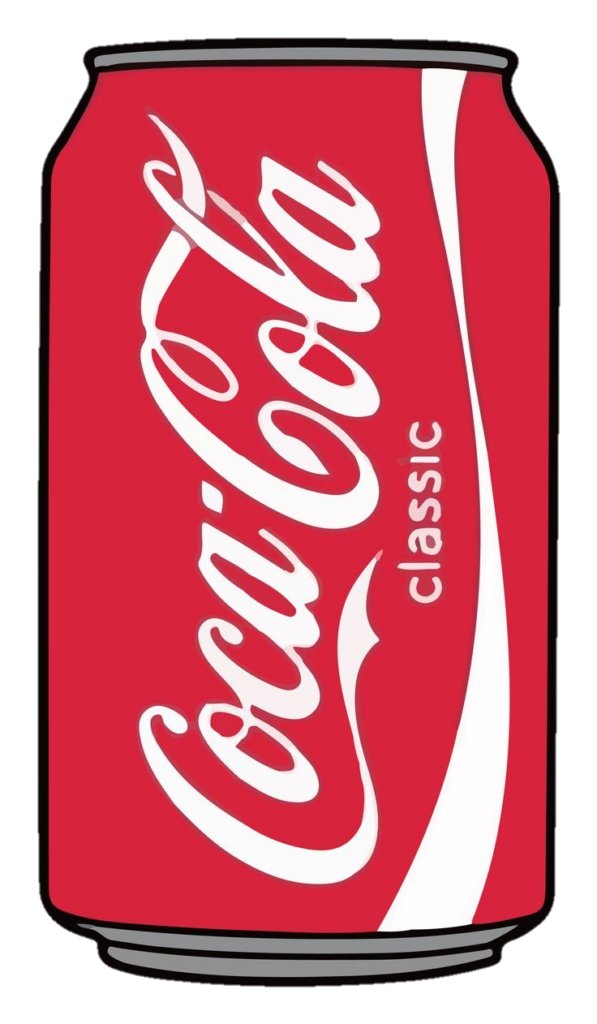 Coca Cola classic can Png
