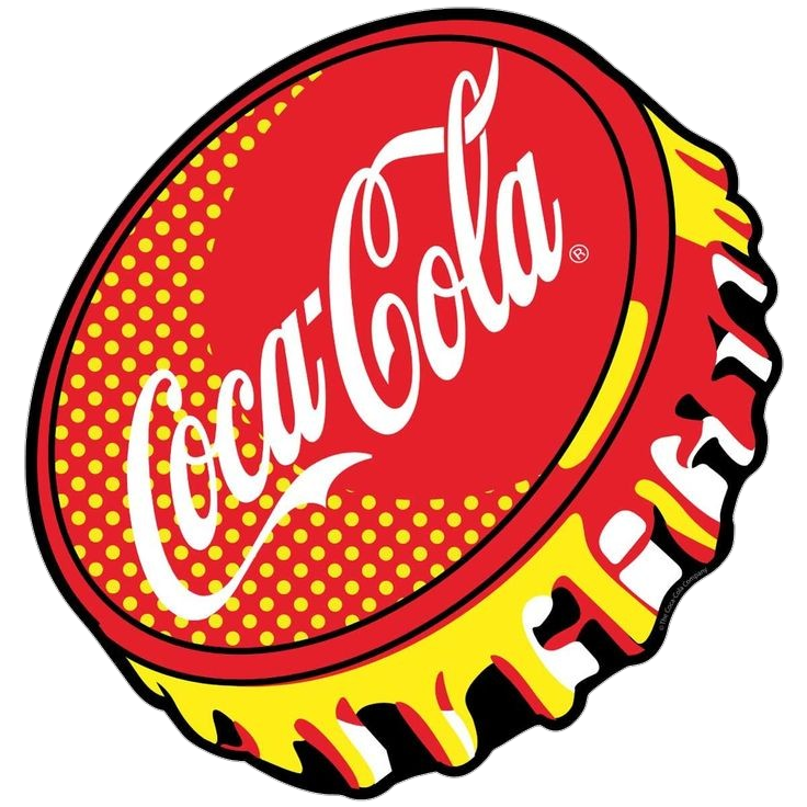 Coca Cola glass bottle cap Png