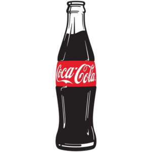 Coca Cola Glass Bottle Clipart PNG