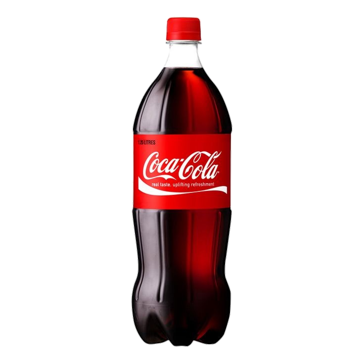 Coca Cola 1.25 liter bottle Png