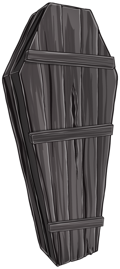 Coffin Clipart Vertical Png