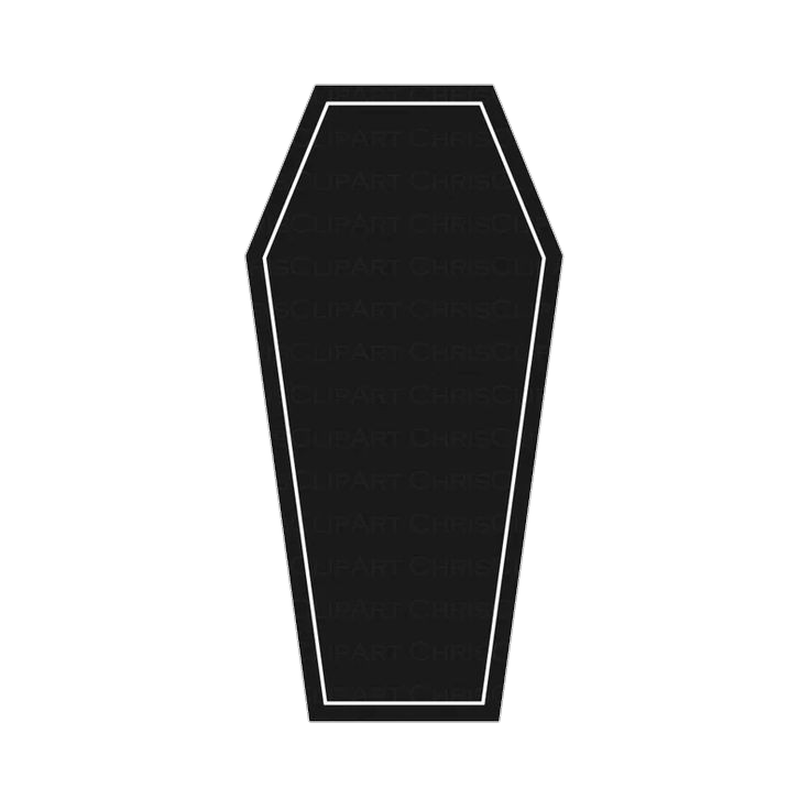 Vertical Coffin Vector Png
