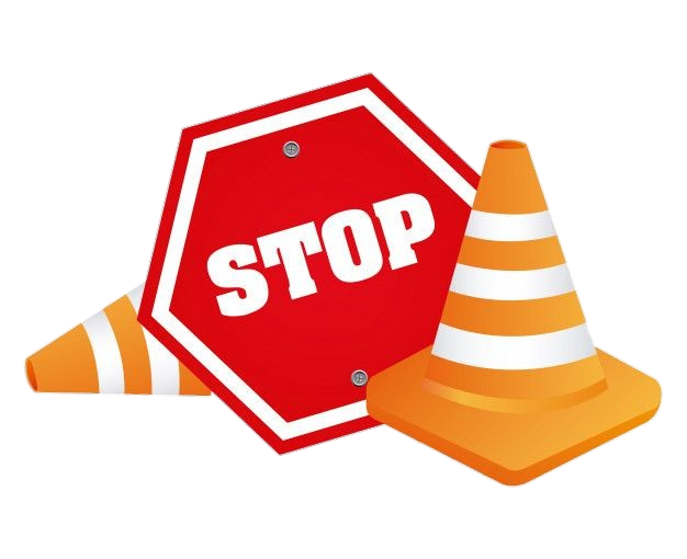 Warning Sign Cone Png