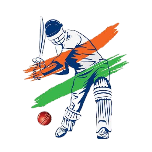 Indian Cricket Player clipart logo PNG