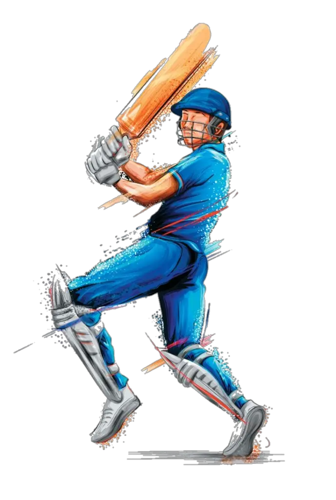 Cricket Batsman Clipart Png