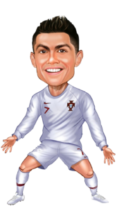 Cristiano Ronaldo Cartoon Artwork Png