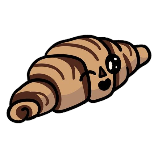 Chocolate Croissant Clipart Png
