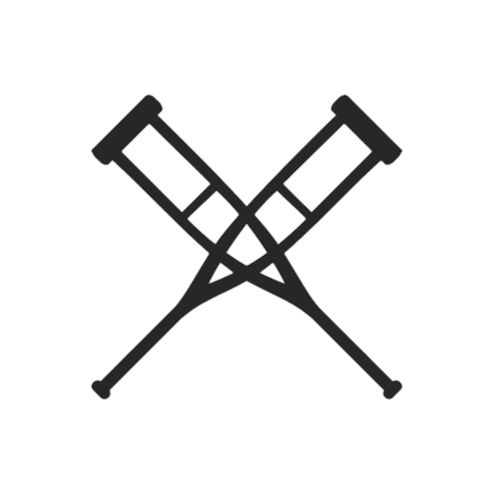 Crutches vector Black Png