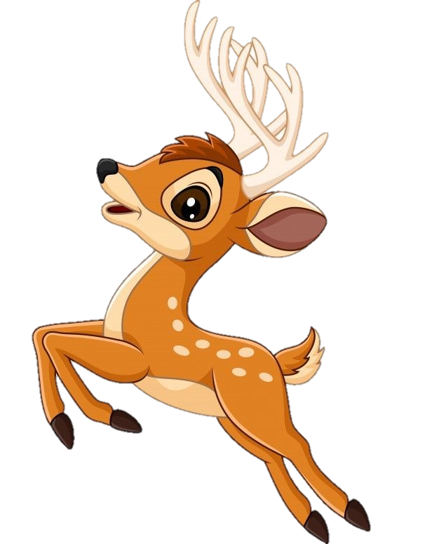 Running Deer Clipart Png