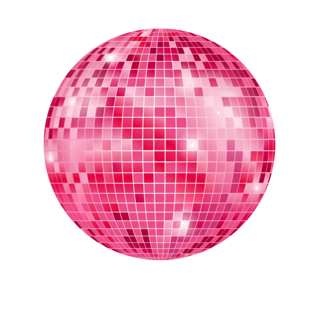 Pink Disco Ball PNG