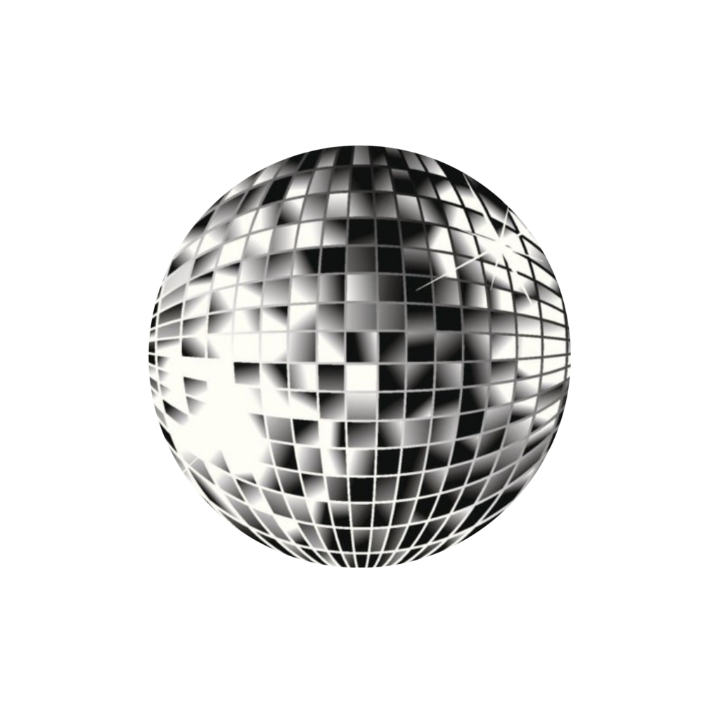 Disco Ball Illustration PNG