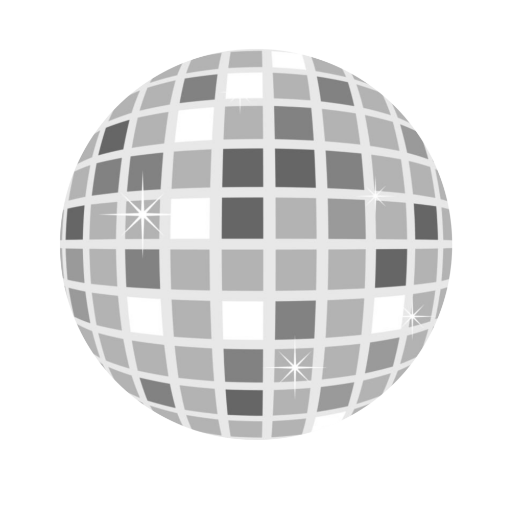 Disco Ball vector art PNG