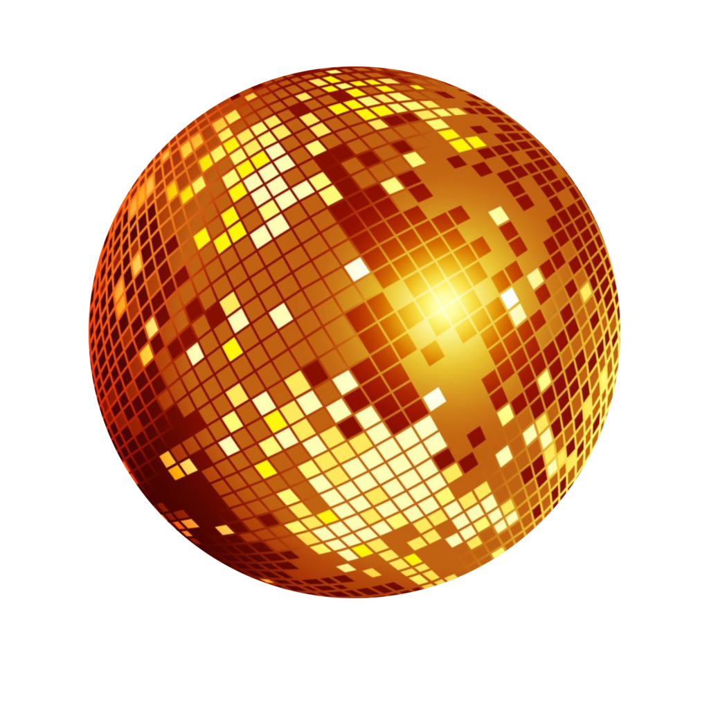 Red Disco Ball PNG