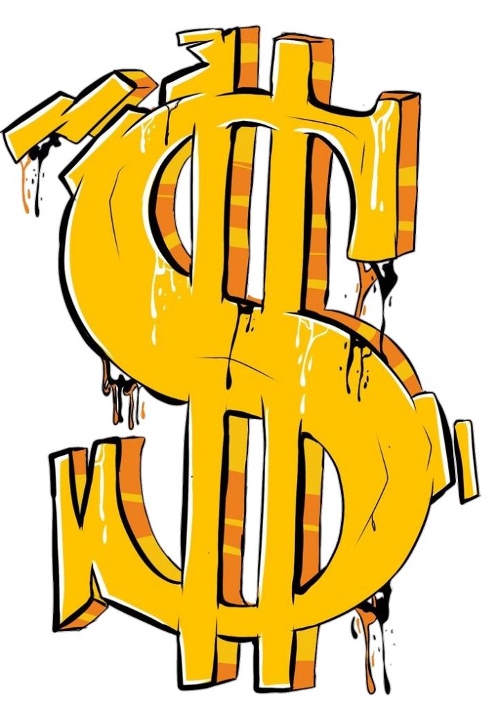 Golden US Dollar Sign Clipart Png Image