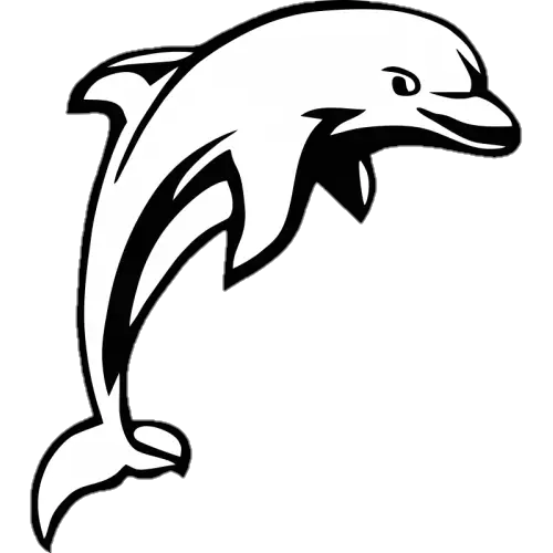 Silhouette Dolphin Png