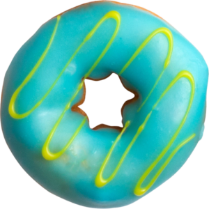 Blue Donut Png