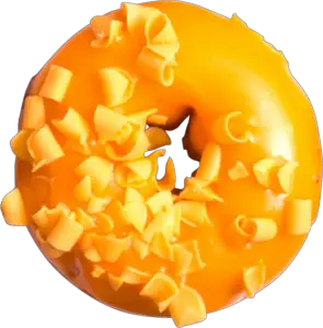 Orange Donut Png