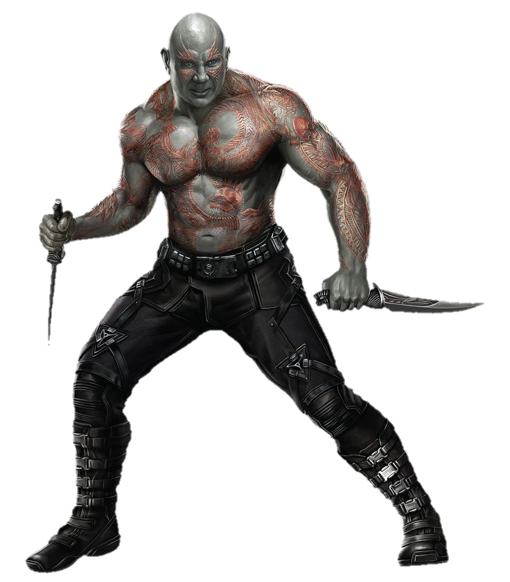 Guardians of the Galaxy Drax PNG