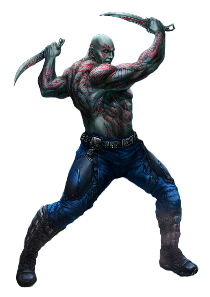 High-Resolution Drax PNG