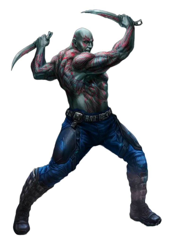 High-Resolution Drax PNG