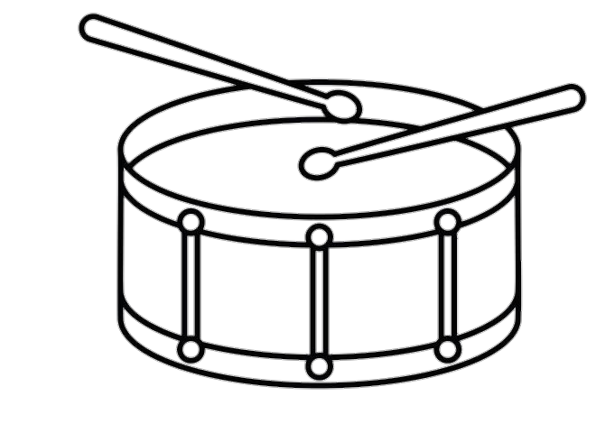 Drum Outline Png