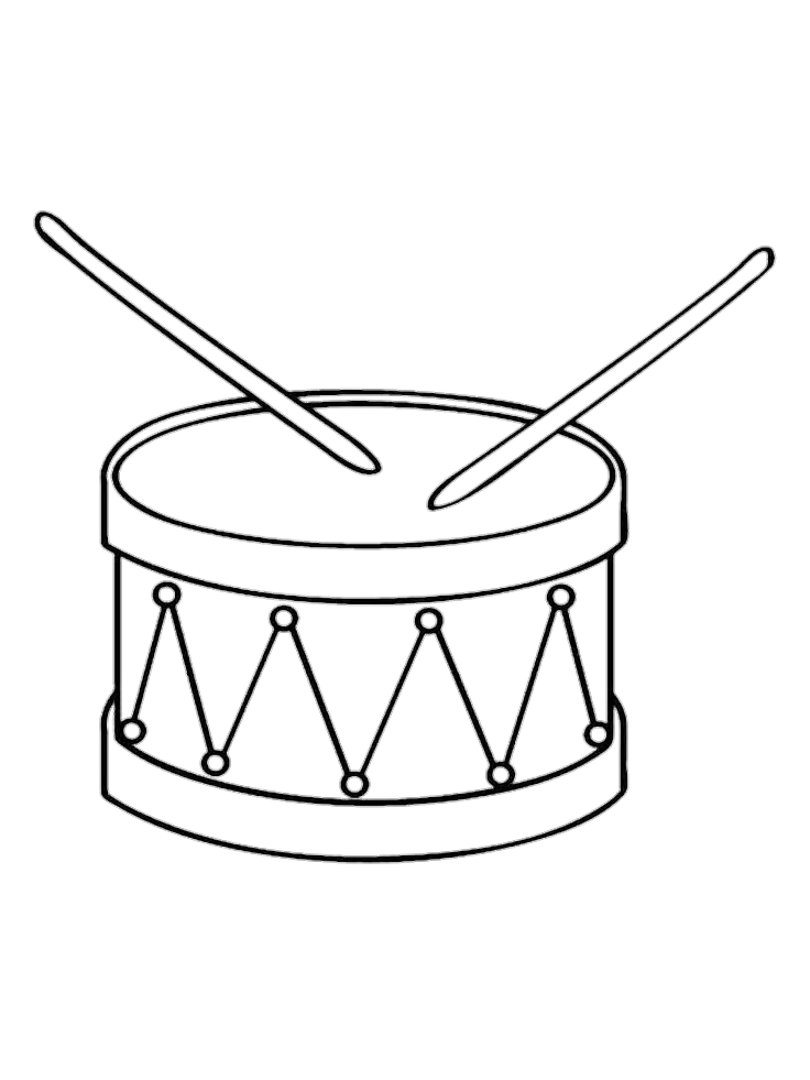 Drum outline Png