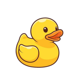 Cute Rubber Duck clipart Png