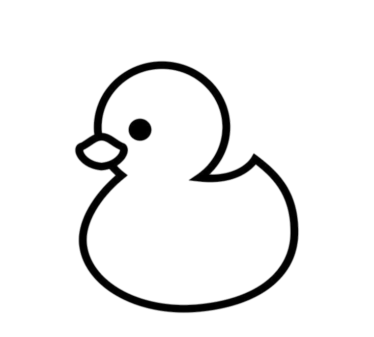 Duck Drawing Icon Png