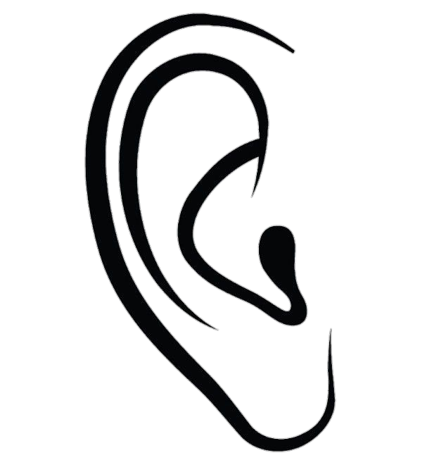 Human Left Ear Drawing Png