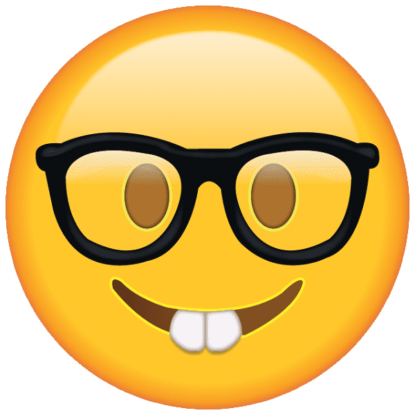 Nerd Emoji PNG