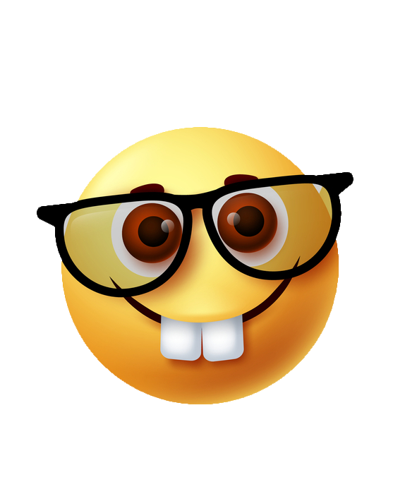 Animated Nerd Emoji PNG