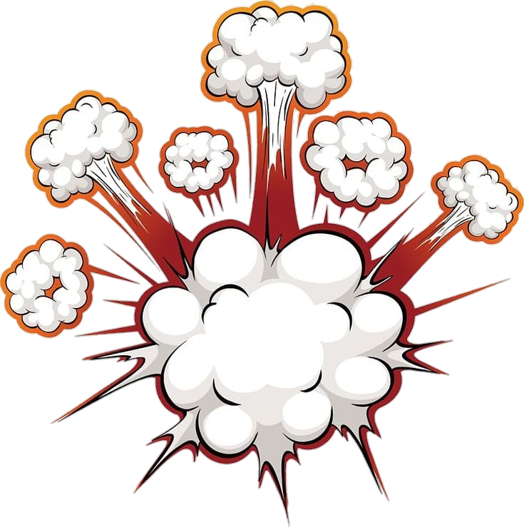 Explosion Smoke clipart Png