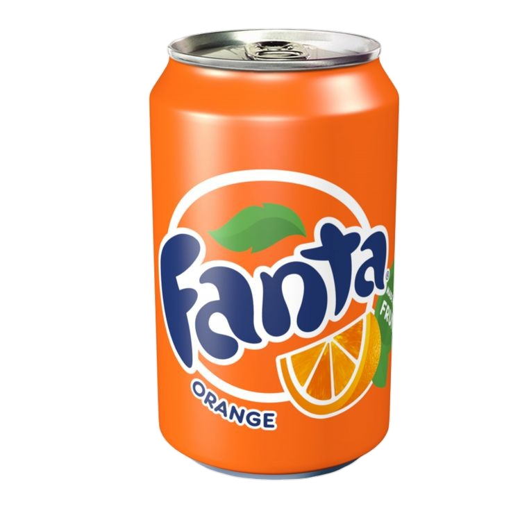 Fanta Orange Juice Can Png