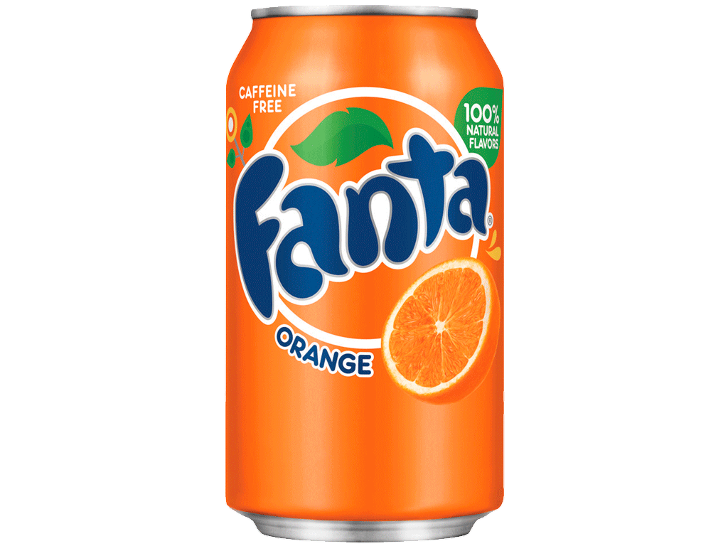Orange Fanta Drink Can Png