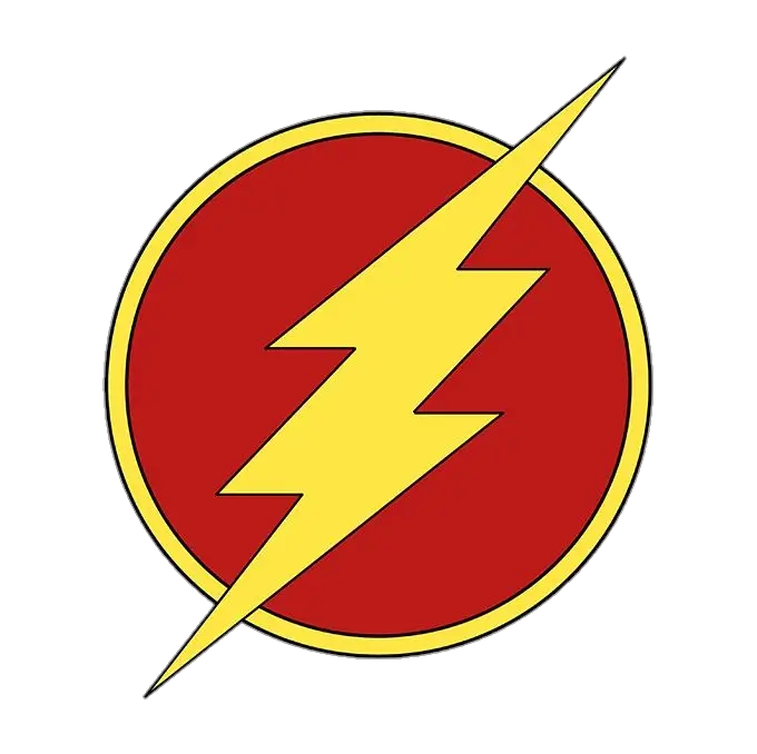 The Flash Logo Icon PNG