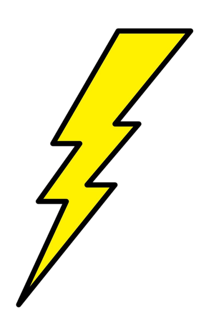 The Flash Symbol Vector PNG