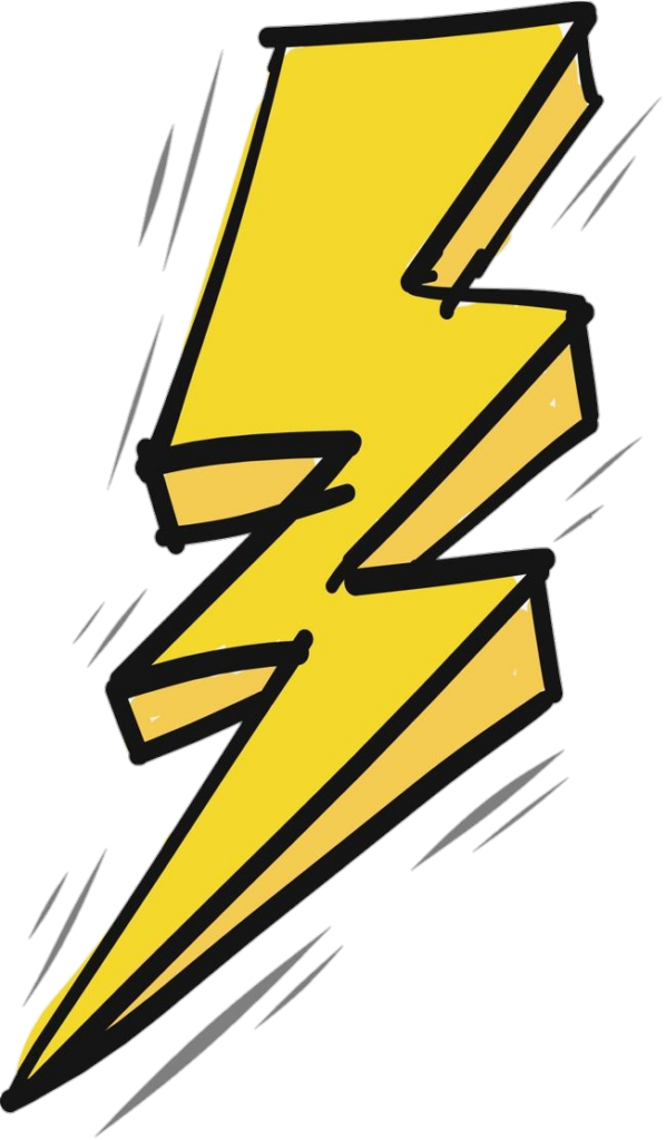 The Flash Symbol Drawing PNG