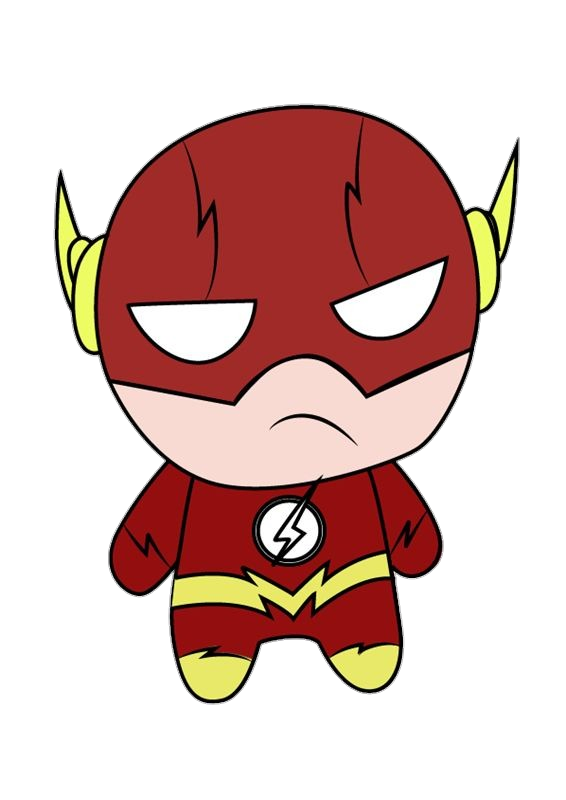 Sad Chibi Flash Character Drawing PNG