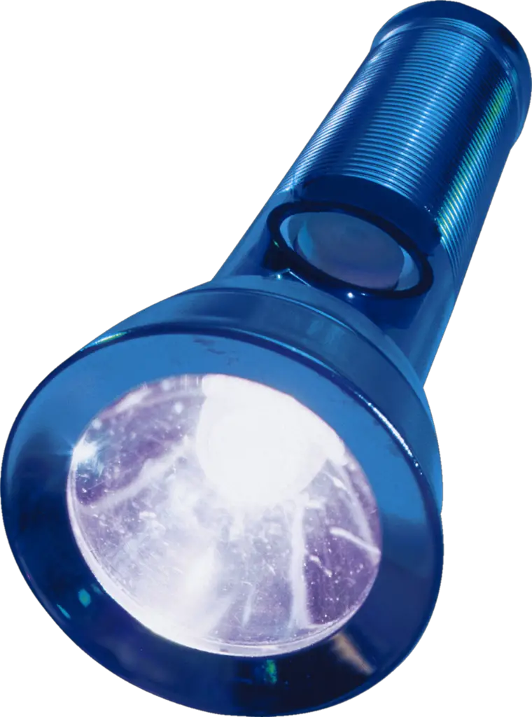 Blue Flashlight Png